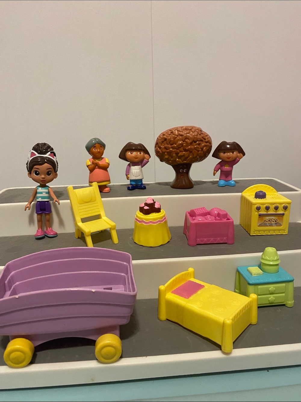 (12 piece) Nickelodeon Dora the Explorer LOT Figurine Toys Gabby’s Playhouse